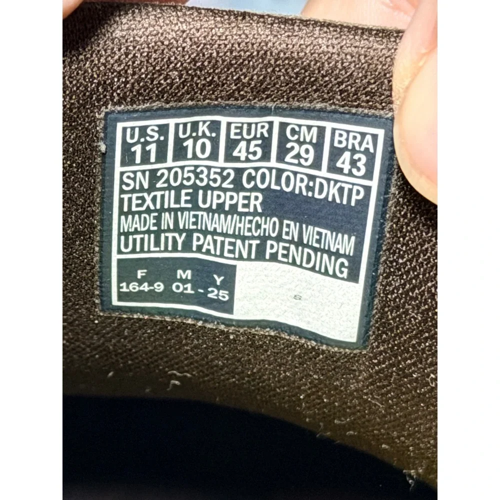 Skechers Hands Free Slip Ins Mens Size‎ 11 Dark Taupe Air Cooled Memory Foam
